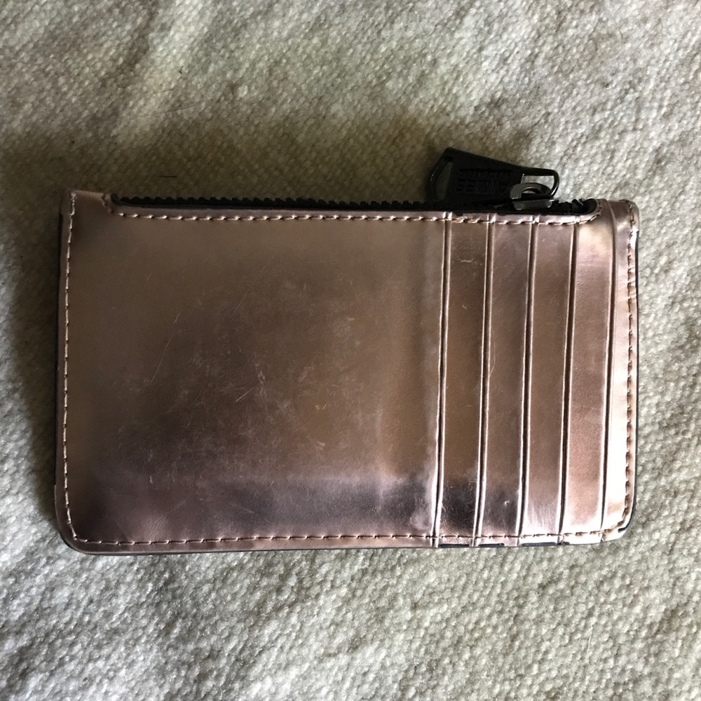 Melbourne Rose Gold Metallic Wallet